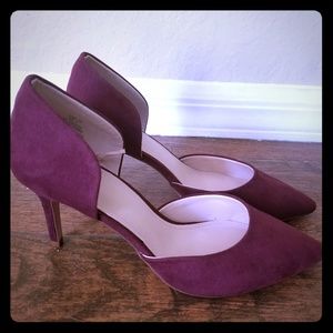 Suede heels